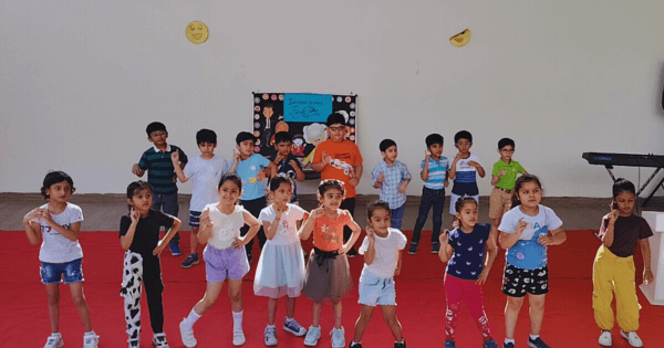 Children participating in extracurricular activities