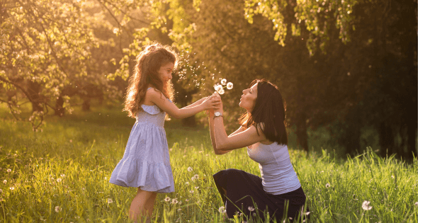 Child Learning to Focus with Mindfulness
